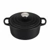 Le Creuset 3.5 Qt. Round Signature Dutch Oven With Stainless Steel Knob | Licorice 1 Le Creuset 3.5 Qt. Round Signature Dutch Oven With Stainless Steel Knob | Licorice -Le Creuset Shop rs11435 ls2501 2220ss lpr