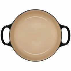 Le Creuset 3.5 Qt. Round Signature Dutch Oven With Stainless Steel Knob | Licorice 11 Le Creuset 3.5 Qt. Round Signature Dutch Oven With Stainless Steel Knob | Licorice -Le Creuset Shop rs11438 ls2501 2220ss inside lpr