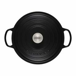 Le Creuset 7.25 Qt. Round Signature Dutch Oven With Stainless Steel Knob | Licorice 10 Le Creuset 7.25 Qt. Round Signature Dutch Oven With Stainless Steel Knob | Licorice -Le Creuset Shop rs11823 ls2501 2820ss 3 1 1