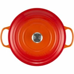 Le Creuset 7.25 Qt. Round Signature Dutch Oven With Stainless Steel Knob | Flame Orange 11 Le Creuset 7.25 Qt. Round Signature Dutch Oven With Stainless Steel Knob | Flame Orange -Le Creuset Shop rs11936 lc 20200311 fr ps os 21177300902430 004s