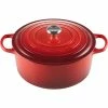 Le Creuset 7.25 Qt. Round Signature Dutch Oven With Stainless Steel Knob | Cerise/Cherry Red 2 Le Creuset 7.25 Qt. Round Signature Dutch Oven With Stainless Steel Knob | Cerise/Cherry Red -Le Creuset Shop rs11938 lc 20200311 fr ps os 21177300602430 001s 2