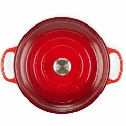 Le Creuset 3.5 Qt. Signature Enameled Cast Iron Braiser With Stainless Steel Knob | Cerise/Cherry Red 13 Le Creuset 3.5 Qt. Signature Enameled Cast Iron Braiser With Stainless Steel Knob | Cerise/Cherry Red -Le Creuset Shop rs11981 lc 20191015 fr ps 00015