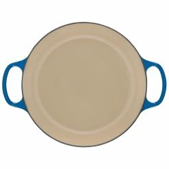 Le Creuset 3.5 Qt. Signature Enameled Cast Iron Braiser With Stainless Steel Knob | Marseille Blue 12 Le Creuset 3.5 Qt. Signature Enameled Cast Iron Braiser With Stainless Steel Knob | Marseille Blue -Le Creuset Shop rs12496 ls2532 3059 4