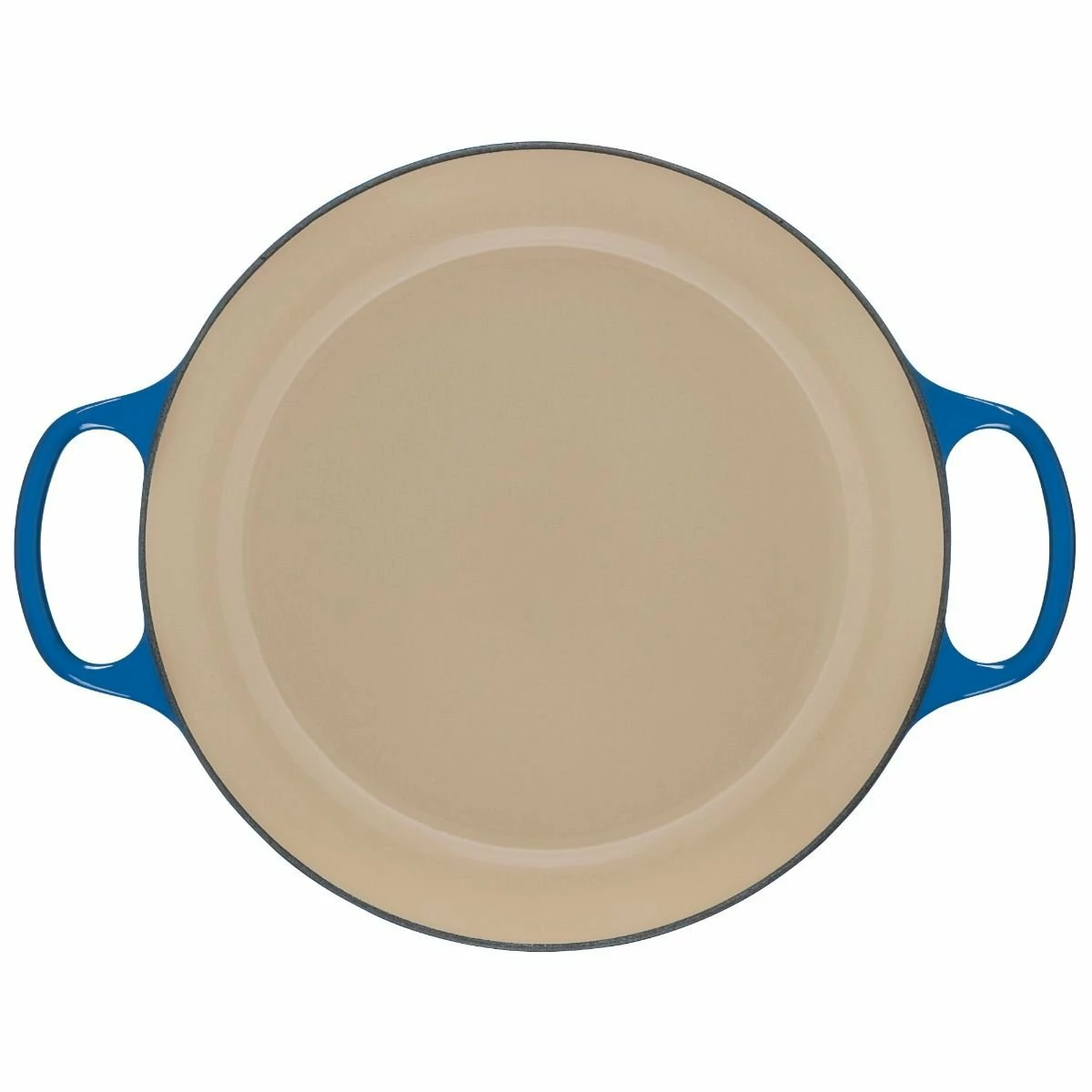 Le Creuset 3.5 Qt. Signature Enameled Cast Iron Braiser With Stainless Steel Knob | Marseille Blue 6 Le Creuset 3.5 Qt. Signature Enameled Cast Iron Braiser With Stainless Steel Knob | Marseille Blue - Image 4