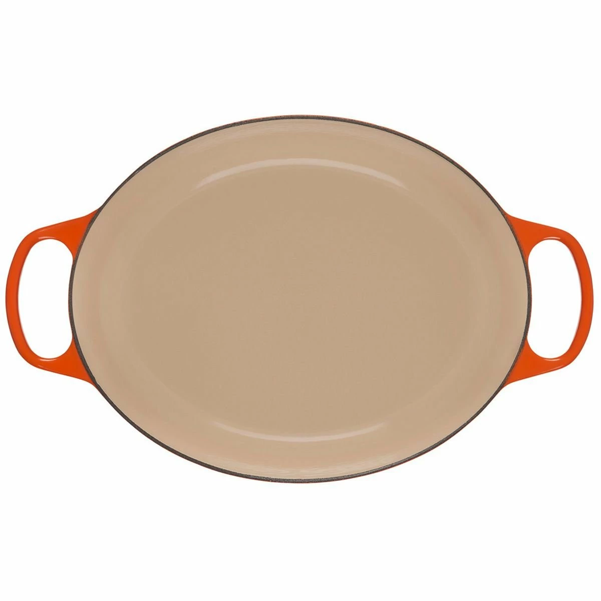Le Creuset 6.75 Qt. Oval Signature Dutch Oven With Stainless Steel Knob | Flame Orange 4 Le Creuset 6.75 Qt. Oval Signature Dutch Oven With Stainless Steel Knob | Flame Orange - Image 2