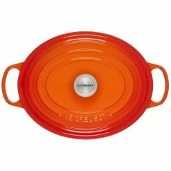 Le Creuset 6.75 Qt. Oval Signature Dutch Oven With Stainless Steel Knob | Flame Orange 10 Le Creuset 6.75 Qt. Oval Signature Dutch Oven With Stainless Steel Knob | Flame Orange -Le Creuset Shop rs14318 ls2502 332 3 scr 1