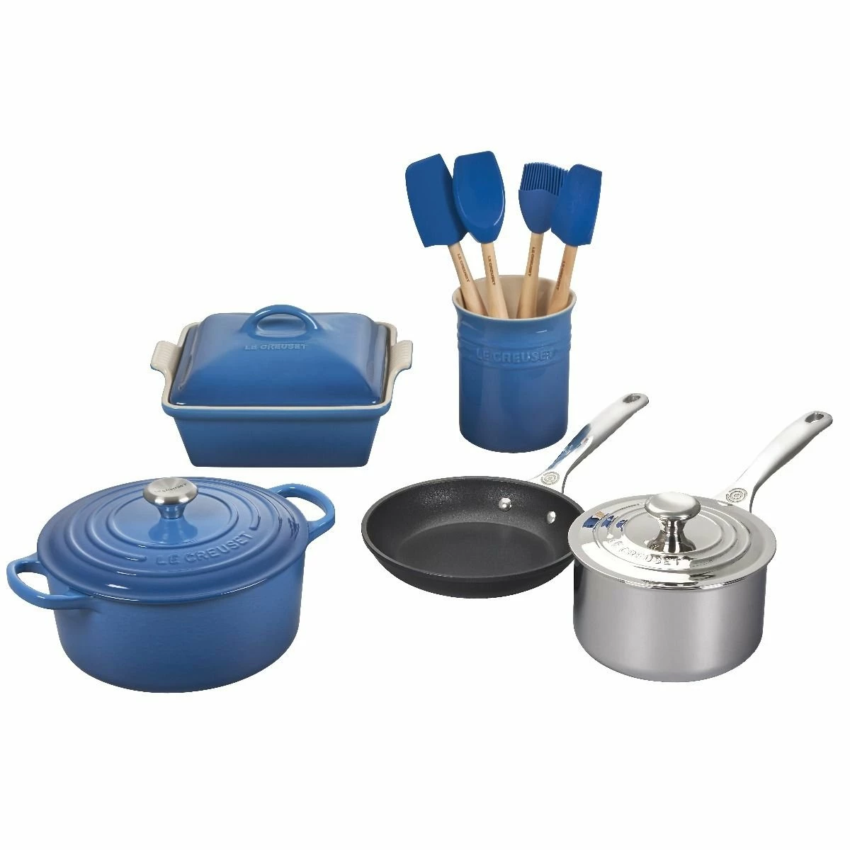 Le Creuset 12-Piece Mixed Material Cookware Set | Marseille 3 Le Creuset 12-Piece Mixed Material Cookware Set | Marseille