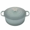 Le Creuset 5.5 Qt. Round Signature Dutch Oven With Stainless Steel Knob | Sea Salt 2 Le Creuset 5.5 Qt. Round Signature Dutch Oven With Stainless Steel Knob | Sea Salt -Le Creuset Shop rs17059 ls2501 26717ss 1 1