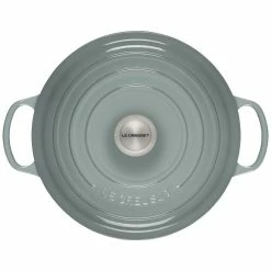 Le Creuset 7.25 Qt. Round Signature Dutch Oven With Stainless Steel Knob | Sea Salt 12 Le Creuset 7.25 Qt. Round Signature Dutch Oven With Stainless Steel Knob | Sea Salt -Le Creuset Shop rs17065 ls2501 28717ss 3