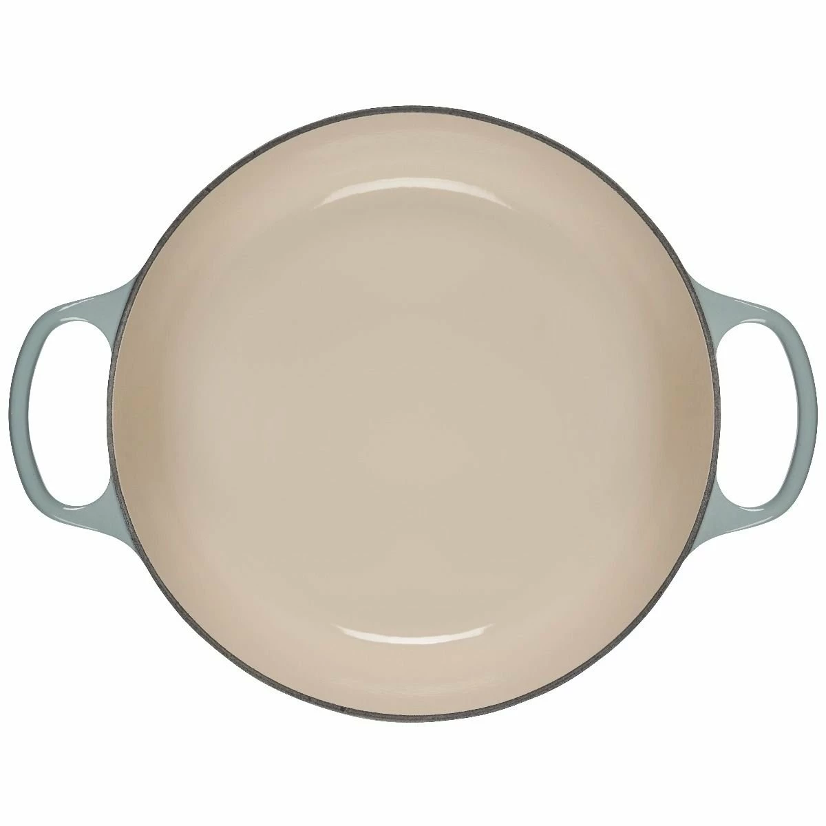 Le Creuset 7.25 Qt. Round Signature Dutch Oven With Stainless Steel Knob | Sea Salt 6 Le Creuset 7.25 Qt. Round Signature Dutch Oven With Stainless Steel Knob | Sea Salt - Image 4