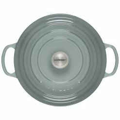Le Creuset 9 Qt. Round Signature Dutch Oven With Stainless Steel Knob | Sea Salt 12 Le Creuset 9 Qt. Round Signature Dutch Oven With Stainless Steel Knob | Sea Salt -Le Creuset Shop rs17069 ls2501 30717ss 3