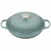 Le Creuset 3.5 Qt. Signature Enameled Cast Iron Braiser With Stainless Steel Knob | Sea Salt 2 Le Creuset 3.5 Qt. Signature Enameled Cast Iron Braiser With Stainless Steel Knob | Sea Salt -Le Creuset Shop rs17078 ls2532 30717ss 1 lpr
