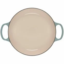 Le Creuset 3.5 Qt. Signature Enameled Cast Iron Braiser With Stainless Steel Knob | Sea Salt 12 Le Creuset 3.5 Qt. Signature Enameled Cast Iron Braiser With Stainless Steel Knob | Sea Salt -Le Creuset Shop rs17081 ls2532 30717ss 4 lpr