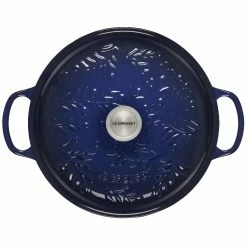 Le Creuset Olive Branch Collection 3.5 Qt. Signature Braiser | Indigo Blue 11 Le Creuset Olive Branch Collection 3.5 Qt. Signature Braiser | Indigo Blue -Le Creuset Shop rs17124 ls2532 3078ob 3