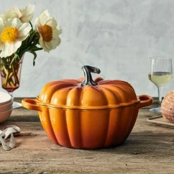 Le Creuset 4 Qt. Pumpkin Cocotte | Persimmon 12 Le Creuset 4 Qt. Pumpkin Cocotte | Persimmon -Le Creuset Shop rs17160 220511 lecreuset pumpkincocotte sqret 1