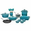 Le Creuset 20-Piece Mixed Material Cookware Set| Caribbean Blue 2 Le Creuset 20-Piece Mixed Material Cookware Set| Caribbean Blue -Le Creuset Shop rs17183 ms2220 17 lpr