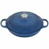 Le Creuset Olive Branch Collection 3.5 Qt. Signature Braiser | Marseille -Le Creuset Shop rs17192 ls2532 3059ob