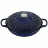 Le Creuset Olive Branch Collection 3.5 Qt. Signature Braiser | Indigo Blue 1 Le Creuset Olive Branch Collection 3.5 Qt. Signature Braiser | Indigo Blue -Le Creuset Shop rs17193 ls2532 3078ob 1
