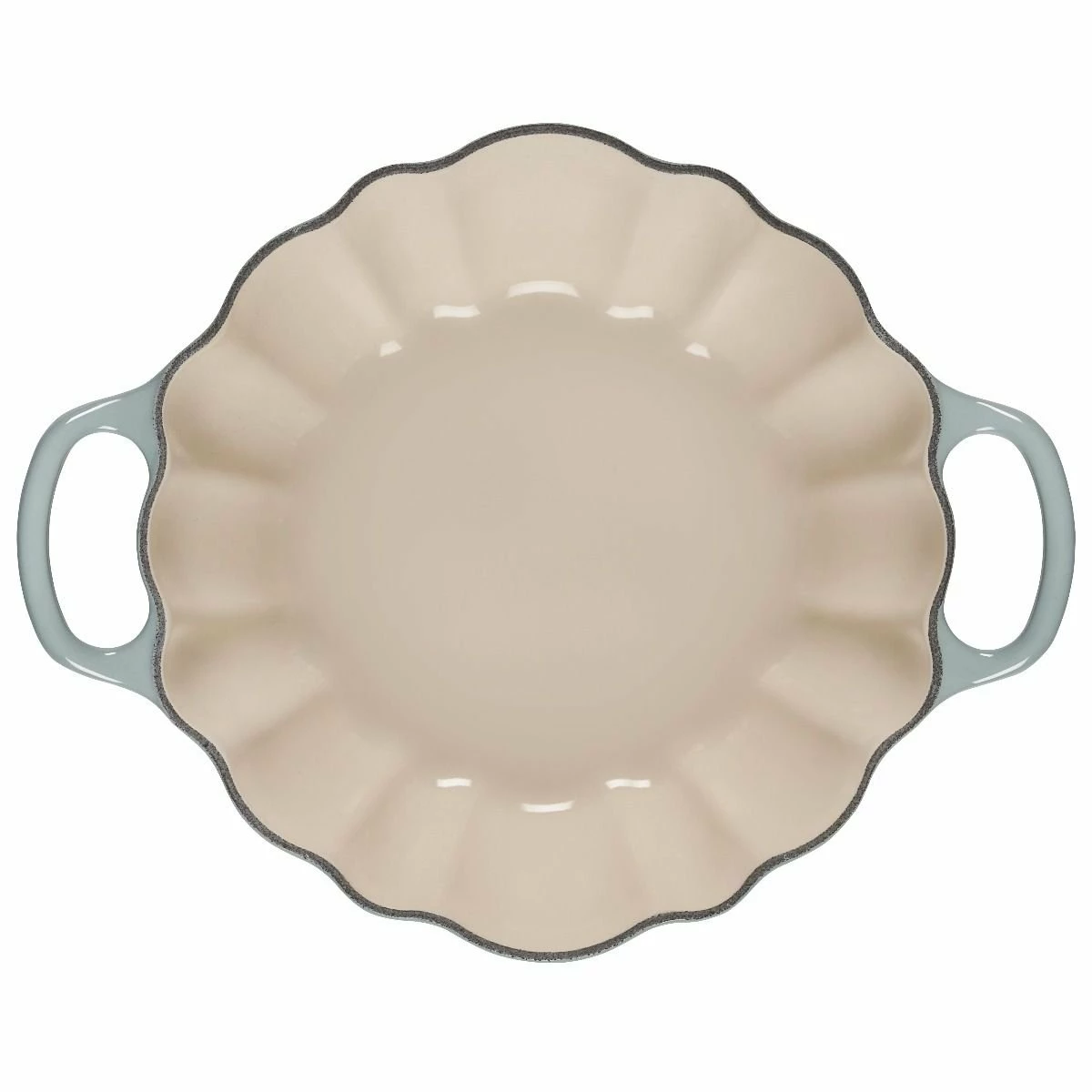 Le Creuset 4 Qt. Pumpkin Cocotte | Sea Salt 5 Le Creuset 4 Qt. Pumpkin Cocotte | Sea Salt - Image 3