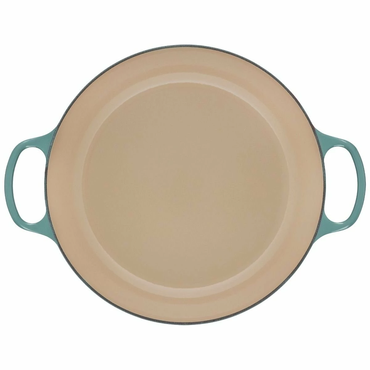 Le Creuset 5 Qt. Signature Enameled Cast Iron Braiser With Stainless Steel Knob | Sea Salt 6 Le Creuset 5 Qt. Signature Enameled Cast Iron Braiser With Stainless Steel Knob | Sea Salt - Image 4