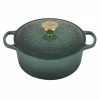 Le Creuset 4.5 Qt. Signature Dutch Oven | Noel (Artichaut) 1 Le Creuset 4.5 Qt. Signature Dutch Oven | Noel (Artichaut) -Le Creuset Shop rs17391 tree embossed rdo artichaut copy