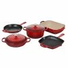 Le Creuset 7-Piece Signature Cookware Set | Cerise/Cherry Red 2 Le Creuset 7-Piece Signature Cookware Set | Cerise/Cherry Red -Le Creuset Shop rs18018 sevenpice cerise lpr