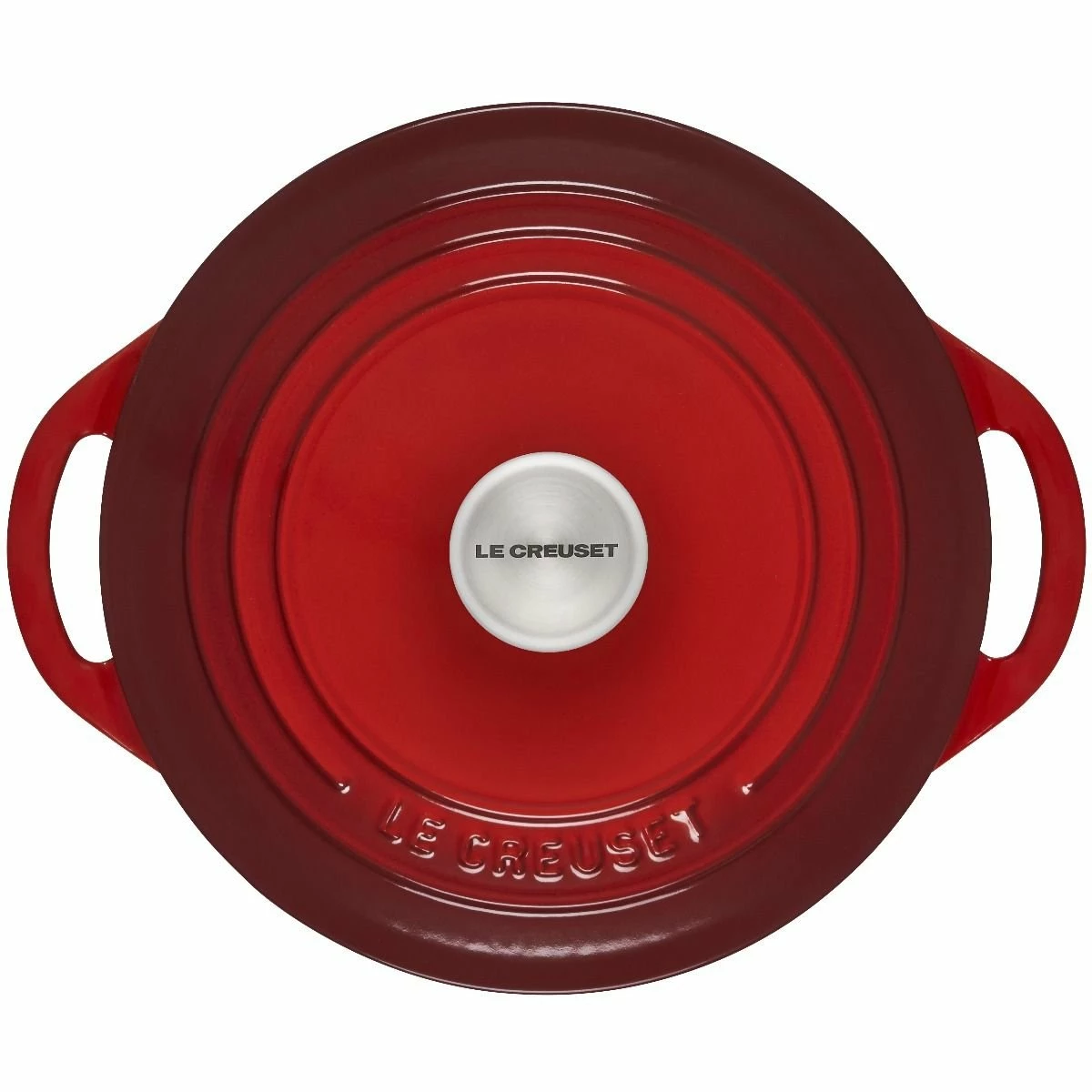 Le Creuset 2.75 Qt. Shallow Round Dutch Oven | Cerise 5 Le Creuset 2.75 Qt. Shallow Round Dutch Oven | Cerise - Image 3