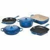 Le Creuset 7-Piece Signature Cookware Set | Marseille Blue 2 Le Creuset 7-Piece Signature Cookware Set | Marseille Blue -Le Creuset Shop rs18086 7piece mars lpr
