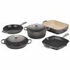 Le Creuset 7-Piece Signature Cookware Set | Oyster Grey 2 Le Creuset 7-Piece Signature Cookware Set | Oyster Grey -Le Creuset Shop rs18087 7piece oyster lpr