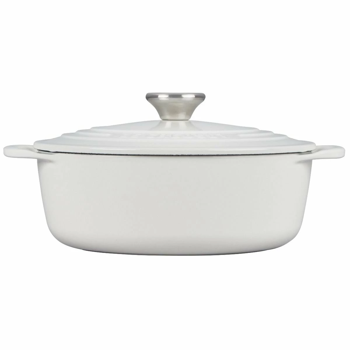 Le Creuset 2.75 Qt. Shallow Round Dutch Oven | White 4 Le Creuset 2.75 Qt. Shallow Round Dutch Oven | White - Image 2