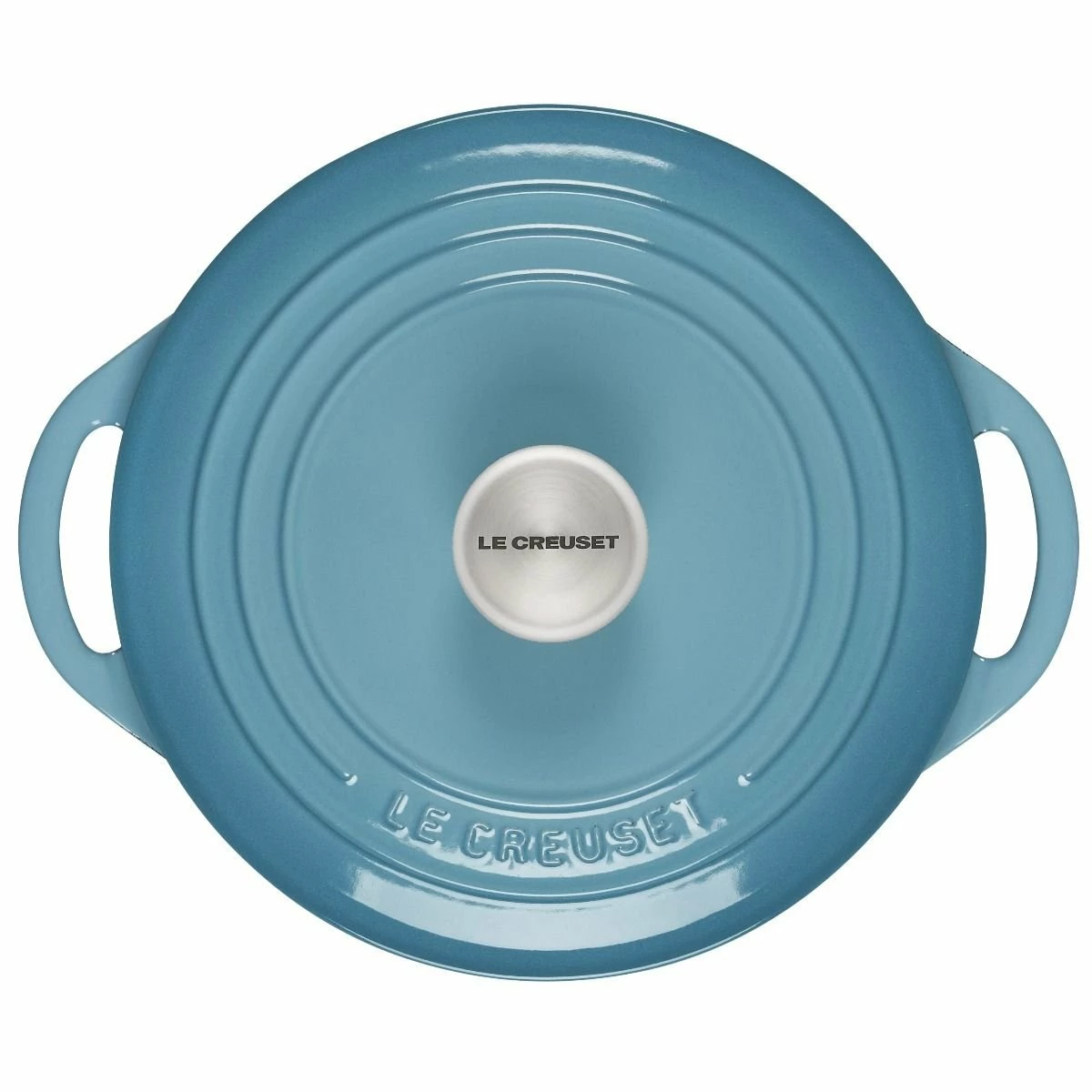 Le Creuset 2.75 Qt. Shallow Round Dutch Oven | Caribbean 5 Le Creuset 2.75 Qt. Shallow Round Dutch Oven | Caribbean - Image 3