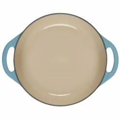 Le Creuset 2.75 Qt. Shallow Round Dutch Oven | Caribbean 10 Le Creuset 2.75 Qt. Shallow Round Dutch Oven | Caribbean -Le Creuset Shop rs18937 l2545 2217ss 4