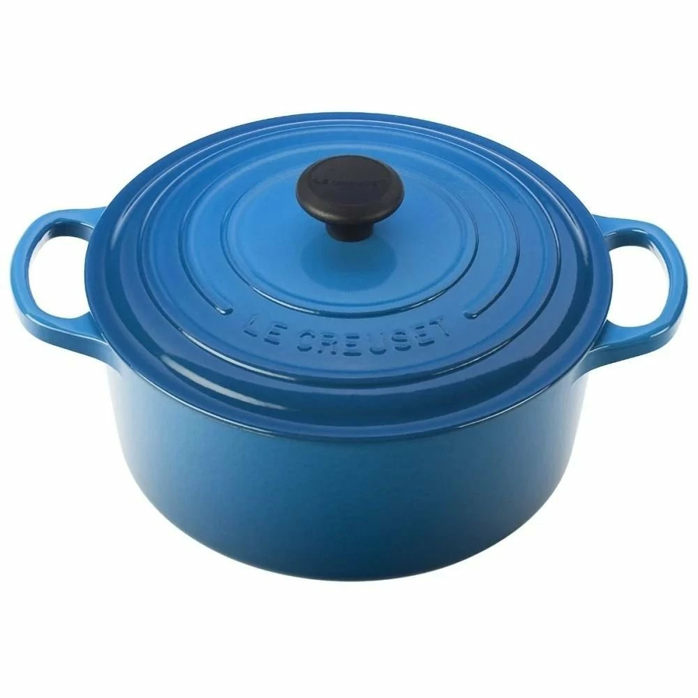 Le Creuset 7-Piece Signature Cookware Set | Marseille Blue 4 Le Creuset 7-Piece Signature Cookware Set | Marseille Blue - Image 2
