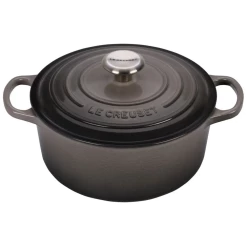 Le Creuset Shop 14 Le Creuset 4.5 Qt. Round Signature Dutch Oven With Stainless Steel Knob | Oyster Grey