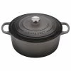 Le Creuset 9 Qt. Round Signature Dutch Oven With Stainless Steel Knob | Oyster Grey 1 Le Creuset 9 Qt. Round Signature Dutch Oven With Stainless Steel Knob | Oyster Grey -Le Creuset Shop rs6776 ls2501 307fss