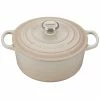 Le Creuset 4.5 Qt. Round Signature Dutch Oven With Stainless Steel Knob | Meringue White 2 Le Creuset 4.5 Qt. Round Signature Dutch Oven With Stainless Steel Knob | Meringue White -Le Creuset Shop rs9080 ls2501 24716ss lpr