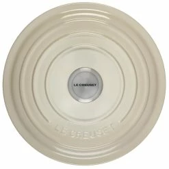 Le Creuset 5.5 Qt. Round Signature Cast Iron Dutch Oven With Stainless Steel Knob | Meringue White 11 Le Creuset 5.5 Qt. Round Signature Cast Iron Dutch Oven With Stainless Steel Knob | Meringue White -Le Creuset Shop rs9300 meringuelid