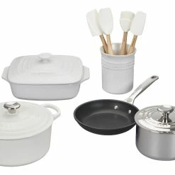 Le Creuset 12-Piece Mixed Material Set | White