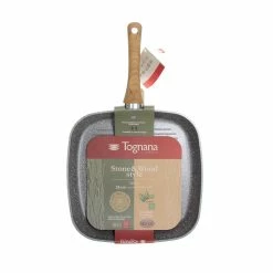 Tognana 11" Square Grill Pan | Stone & Wood Style 9 Tognana 11" Square Grill Pan | Stone & Wood Style -Le Creuset Shop square3