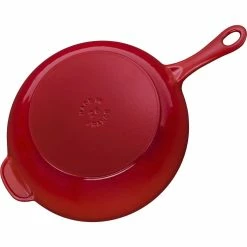 Staub 2.9 Qt Cast Iron Daily Pan | Cherry -Le Creuset Shop staub iron 3