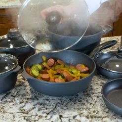 Swiss Diamond | HD Nonstick 10-Piece Cookware Set 7 Swiss Diamond | HD Nonstick 10-Piece Cookware Set -Le Creuset Shop swiss diamond gg 3