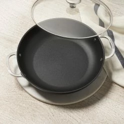 Le Creuset 4 Qt. Shallow Casserole/Braiser With Glass Lid | Toughened Nonstick Pro -Le Creuset Shop tbraiser3