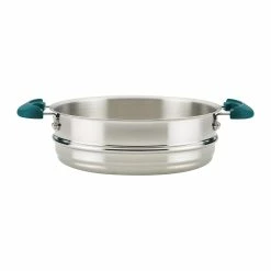 Rachael Ray 8-Piece Enameled Stacking Cookware Set | Teal Shimmer 27 Rachael Ray 8-Piece Enameled Stacking Cookware Set | Teal Shimmer -Le Creuset Shop teal12