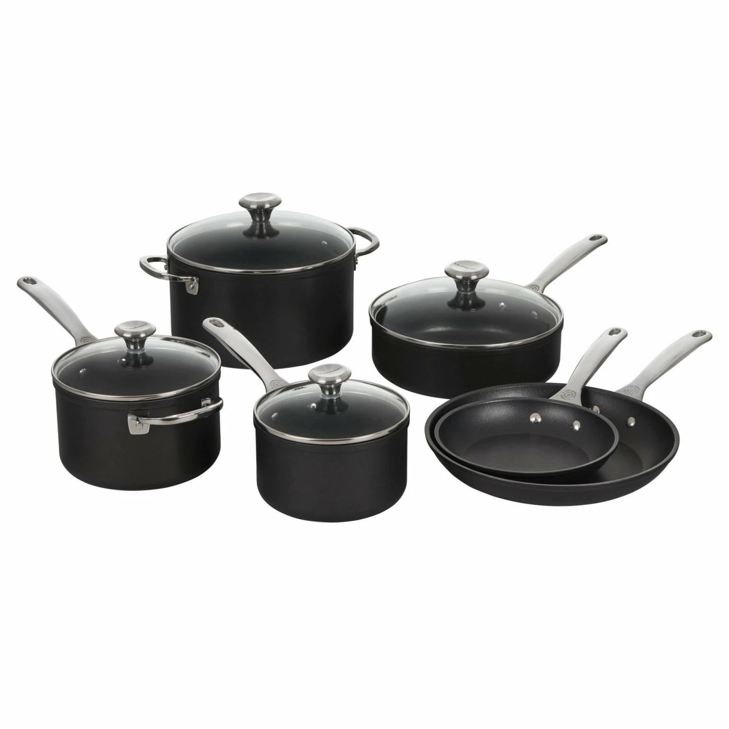 Le Creuset 10-Piece Cookware Set | Toughened Nonstick Pro 3 Le Creuset 10-Piece Cookware Set | Toughened Nonstick Pro