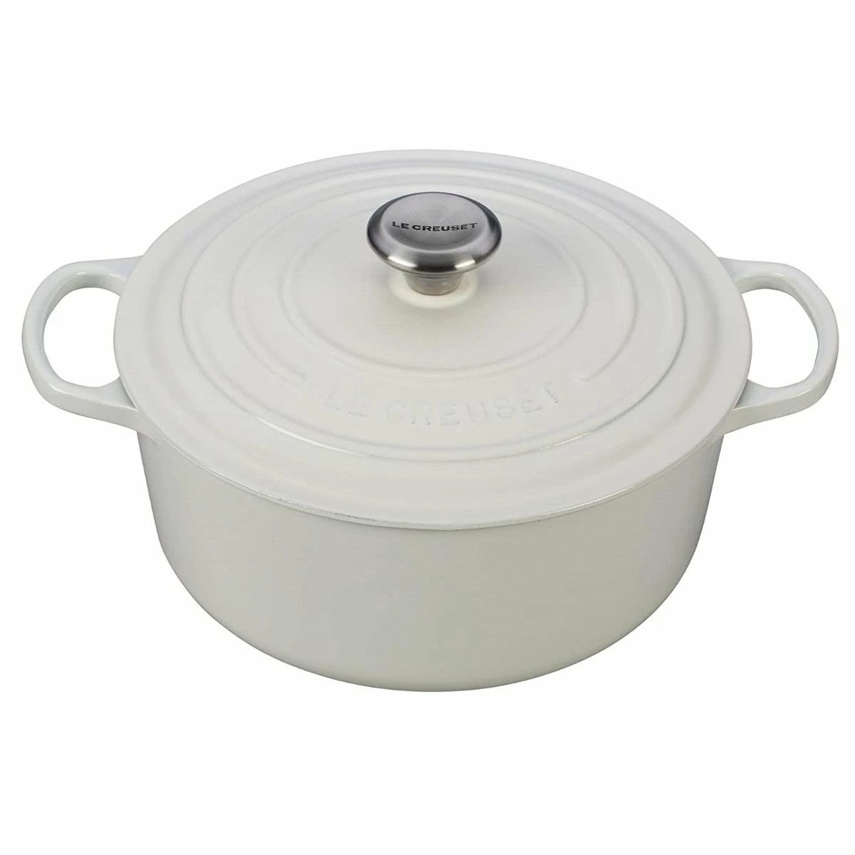 Le Creuset 10-Piece Signature Cookware Set With Stainless Steel Knobs | White 5 Le Creuset 10-Piece Signature Cookware Set With Stainless Steel Knobs | White - Image 3